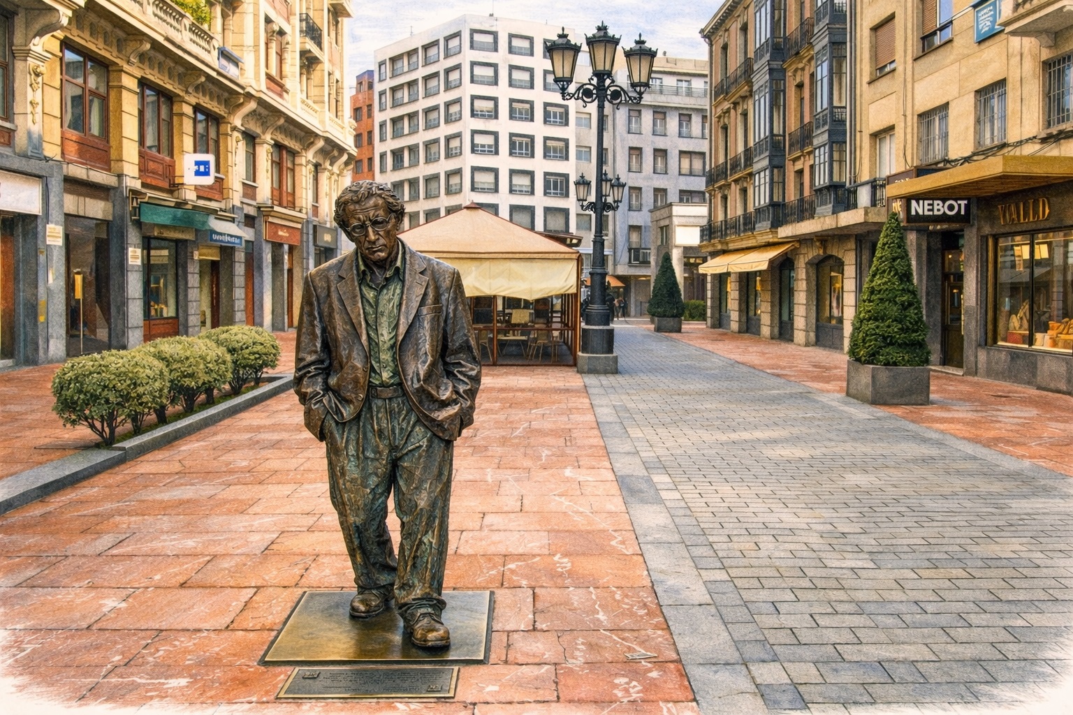 Esculturas urbanas en Oviedo